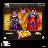 Marvel Legends Series X-Men Deathbird and Marvel's Gladiator Action Figure | Marvel Legends X-Men 6" Action Figure 2-Pack - D