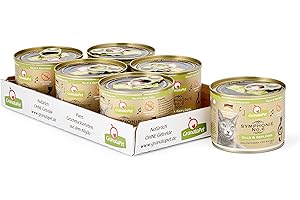 GranataPet Symphonie No. 6 - Alimento para gatos sin Cereales ni azúcares, Filete en gelatina Natural, Delicado alimento húmedo para gatos, 6 x 200 g