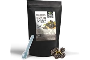 ‎FOODFROG Sibirischer Ginseng Extrakt | 0,8% Eleutheroside | 100g Pulver | Taiga Wurzel ohne Zusatzstoffe | hochdosiert vegan (Pulver 100g)