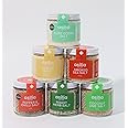 Full Flavour Salt Bundle | 6 X Gourmet Assorted Cooking Salts | Pure Sea Salt | Premium Flavoured Salt | 140g Jars