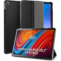 DLveer Hülle für Lenovo Tab M10 (3rd Gen) 10,1 Zoll - Slim Smart Schutzhülle mit Stander und Auto Schlaf/wach Funktion für Le