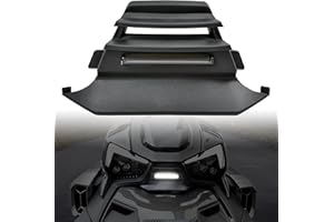 KATIMOTO Front Fairing for Can Am Ryker 600 900 2019-2024, Black Center Front Fairing with Accent Light for Can-Am Ryker 600 900 Rally Edition 2019-2024 Accessories, (Replace #705013110)