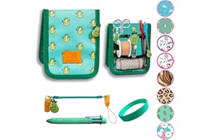 La Repera de Enfermera® Salvabolsillos Enfermeria + Porta Tijeras Enfermeria + Boligrafo 6 Colores + Pulsera | Organizador de bolsos | Accesorios Enfermera TCAE Veterinaria (ANGRY PEAR)