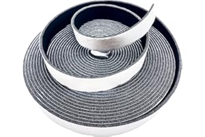 DOUJIAO Bande d'étanchéité autocollante en mousse 25 mm (l) x 3 mm(H), caoutchouc mousse autocollant pour porte fenêtre, isolation acoustique,résistant aux intempéries, longueur totale 10m