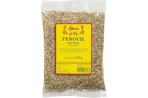 Graines De Fenouil 100g - Epice d'Or, 100% Naturel, Sans Additifs, Sans Arôme Artificiel, Sans Conservateur