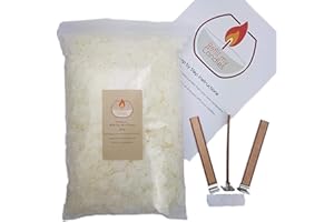 Refill My Candles - Candle Making Kit, Container Candle Refill Kit, DIY Candle Kits for Adults, 600gm Soy Candle Making kit, Organic Woodwicks, Candle Making Recycle kit