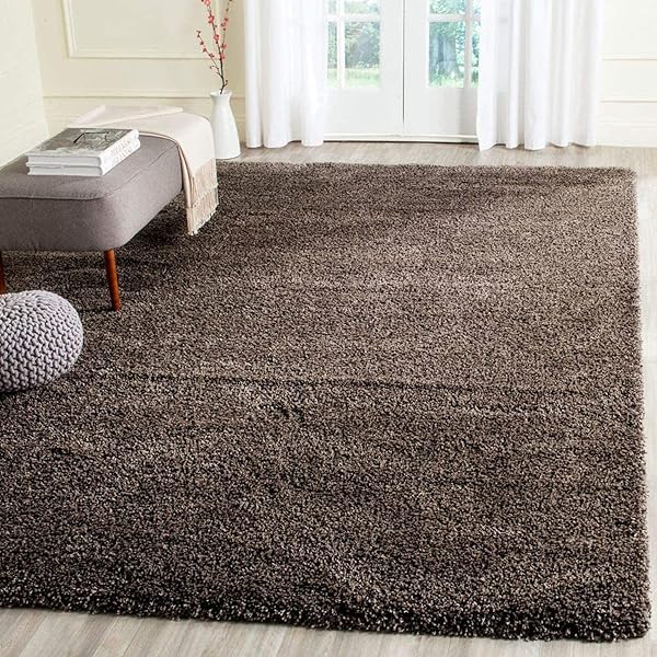 Pakiza Carpet Shaggy Carpet Plain Fur Rugs for Bedroom Living Room