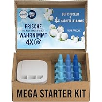 Febreze 3Volution Duftstecker Starterkit + 4er Nachfüller Reine Frische