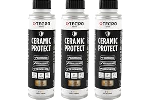 ‎TECPO TECPO 3x Keramik Protect Ester, 300 ml Verschleißschutz Additiv für Diesel- und Benzinmotoren Ceramic Motor Öl Zusatz Öldditiv Keramik Verschleißschutz (3er-Pack)