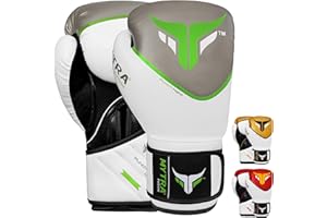 Mytra Fusion Gants de Boxe - Gants d'entraînement MMA Parfaits pour Le Punch, Le Kickboxing, Le Fitness, Le Sparring, Le Muay Thai, l'entraînement et Le Combat