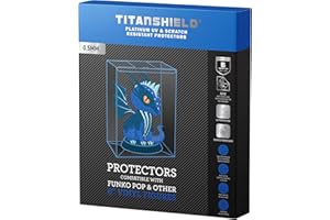 TitanShield 5 pezzi, 0,5 mm, compatibili con Funko UV e resistente ai graffi POP!