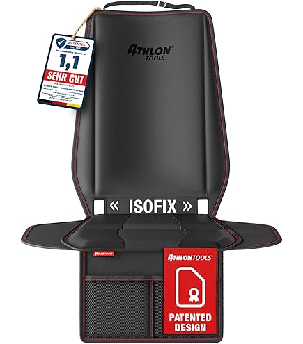 AiQInu Isofix Autostoelbeschermer, waterdicht, antislip, compatibel