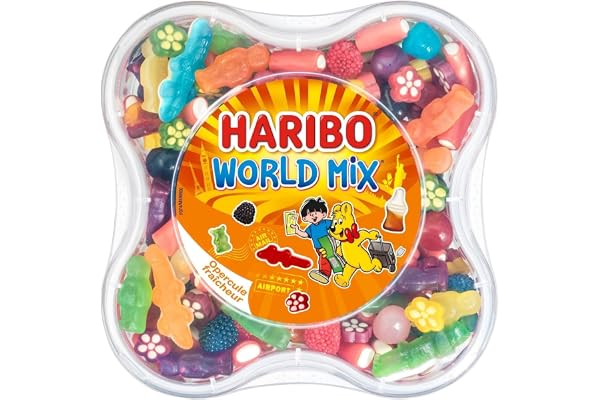 Haribo World Mix Diverse Candy, 750 g