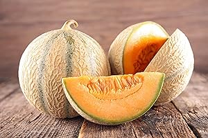 MES GRAINES POTAGÈRES Lot de 50 Graines de Melon Charentais - Variété Française type cantaloup Charentais - chair très sucrée et parfumée - chair ferme et orange foncé - semences reproductibles.
