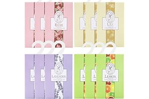 SIMDIM 12PCS Profuma Armadio Vestiti, Auto Profumatore Armadio e Cassetti, Scarpiera Deodorante Armadio Profumatori, Anti Umidità Sacchetti Profumati per Cassetti Armadio, Armadio Profumo Lavanda (2)