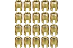 YWBL-WH 20Pcs Thread Inserts Carbon Steel Self Tapping Inserts Thread Insert Accessories Thread Reinforce Repair Tool