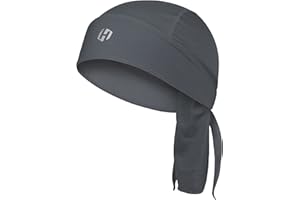 HASAGEI Bandana de sport pour homme et femme, bonnet de course d'été, élastique, respirant, absorbe la transpiration, bandana de motard pour homme
