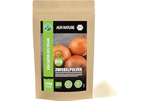 Alpi Nature Oignon en Poudre BIO 250g, Oignons Déshydratés Moulus, Poudre d'Oignon pour la Cuisine