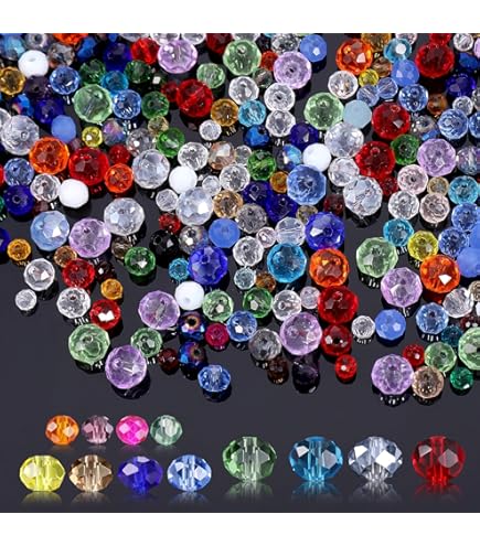 Pony Beads 6mmX9mm 900/Pkg-Pearl Multicolor : Amazon.pl