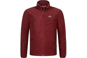 Höhenhorn Badus męska kurtka polarowa, mikropolar, zamek błyskawiczny, troyer, do aktywności na świeżym powietrzu, trekkingu