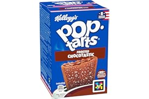 ‎POP TARTS Kellogg's Pop Tarts Frosted Chocotastic (8 Stk.) – süßer Snack für den Toaster – gefüllte Mini Cakes mit leckerem Schoko-Geschmack – heiß oder kalt ein Genuss