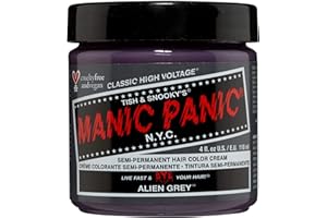 Manic Panic Alien Grey, libre de crueldad animal, vegano y brillante, 118 ml