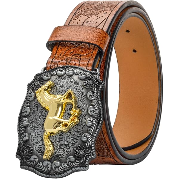 JEAN'S FRIEND Fibbia per cintura in stile vintage cowboy rodeo toro doppio colore anche stock negli Stati Uniti, Doppio colore vintage argento e oro, taglia unica JEAN'S FRIEND Fibbia per cintura in stile vintage cowboy rodeo toro doppio colore anche stock negli Stati Uniti, Doppio colore vintage argento e oro, taglia unica