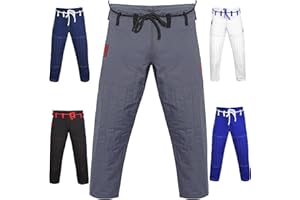 ZAFCO SPORTS Zafco Fightwear Men's Brazilian Jiu Jitsu Gi Pants 10oz Ripstop MMA Grappling Kimono