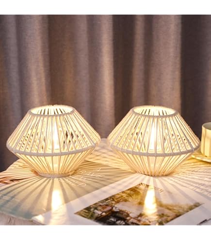 JHY DESIGN Touch Bedside Tafel Lamp, Metaal, Kooi, LED, Lantaarn, Draadloos, met LED Gloeilamp, Accent Lamp voor Bruiloften, Feesten, Patio, Evenementen voor Binnen en Buiten (Cilinder