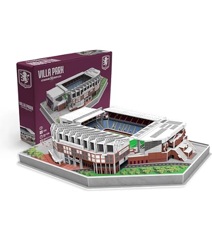 FOCO Aston Villa FC BRXLZ - Pietre 3D Da Costruire, Calcio In Miniatura 686 Pezzi