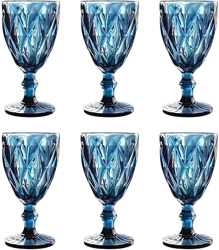 Vintage weckpot blauw glas - End of April - Vintage weckpot blauw glas
