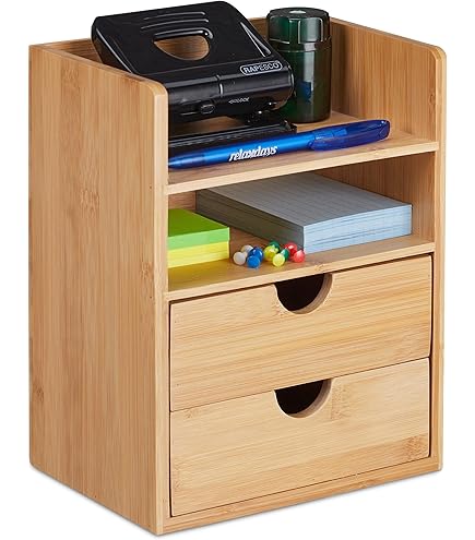 Bamboo Organizer Tray With 3 Compartments | Lipper International - View #11
