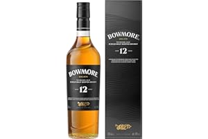 Bowmore 12 Jahre, Single Malt Scotch Whisky, mit Geschenkverpackung, ausgewogen mit rauchigen Geschmacksnoten, 40 Prozent Volumen, 700ml Einzelflasche