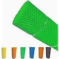 UR LITTLE SHOP 6.6 Feet Height X 50 Feet Length UV Stabilized PVC Tree Guard Net_Fencing net_Fencing Mesh_Anti Bird Net_Green Color UOFW87