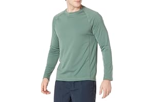 Amazon Essentials Hombre Camiseta de Bañador, de Secado Rápido y Manga Larga