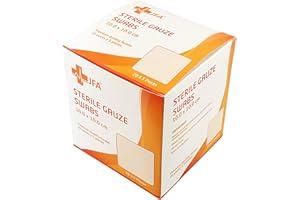 JFA Medical Premium Sterile Gauze Swabs 10cm x 10cm - Pack of 100