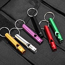 Fischietto Da Sopravvivenza In Lega Di Alluminio - Per Escursionismo, Campeggio E Emergenze, Suono Forte - Foto 10