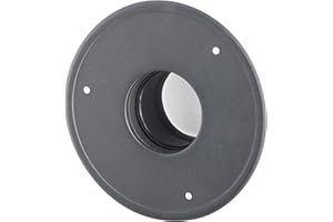 SYSTERM Sistema di scarico del gas di scarico Ø 80 mm per camini o riscaldatori a pellet, tutti gli elementi del camino in un unico luogo (rosetta con guarnizione A)