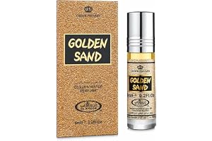 Al Rehab Golden Sand 6 ml Parfym Parfum-Misk doftolja för män och kvinnor mysk, 6 ml (Lot de 1)