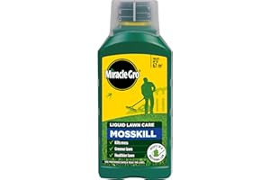 Miracle-Gro Mosskill Liquid Lawn Care, 1 litre concentrate, 67 m² coverage