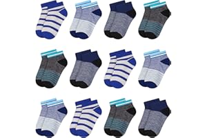 Libella 12 Paia Calzini sneaker bambino ragazzi calzini sneaker bambino colorati 2116VA