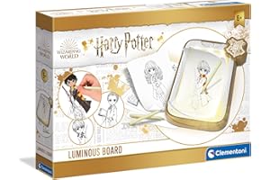 Clementoni Świecąca tablica, gra Harry Potter, 6 lat (18670), Wielobarwny