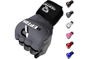 REPTON FITNESS GEARS Boxing Hand Wraps Quick 100cm Long Wrist Straps Inner Gloves Boxing for Hand Protection Elasticated, Padded Fist for MMA Martial Arts Combat Gloves for Men Women and Kids