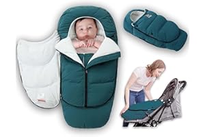 M F Y YI YI Baby Fußsack Winter Frühling und Herbst fußsäcke für Kinderwagen Doppelschicht fußsack Neugeborene angedickt und warm fußsack Schlafsack
