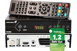 ZEHNDER HX-2200 HX-200 Récepteur Satellite HD AAC-LC, PVR, HDMI, SCART, USB, coaxial