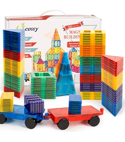 Blocs De Construction Magnétiques Lumineux 69 Pièces – Jeu éducatif 3D, STEM, Créatif – Avec Boules éclairées Et Aimants – Cadeau Enfant 3, 4, 5 Ans – Herenear