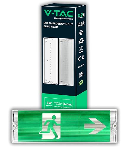 Luce Di Emergenza A LED METU - 2,7W, IP65, 6000K, Batteria LiFePO4, 3 Ore Di Autonomia