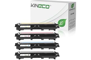 ‎KINECO Kineco 4 Toner kompatibel für Brother TN-242 TN-246 für Brother DCP-9017CDWG1 9017CDWG1 9022CDW HL-3142CW 3172CDW 3152CDW MFC-9142CDN 9342CDW 9332CDW - Schwarz 2.500 Seiten, Color je 2.200 Seiten