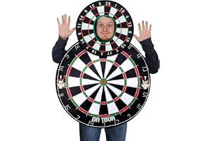 Dart Board kostym och darttavla hatt – unisex fin klänning darttavla nyhet sporttillbehör – ansluten huva – perfekt för svens