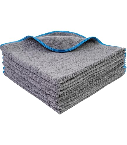 Lot De 2 Chiffons Microfibres 620 GSM Exklusiv Chemie – Ultra Absorbants, Sans Bords, Pour Voiture Et Maison